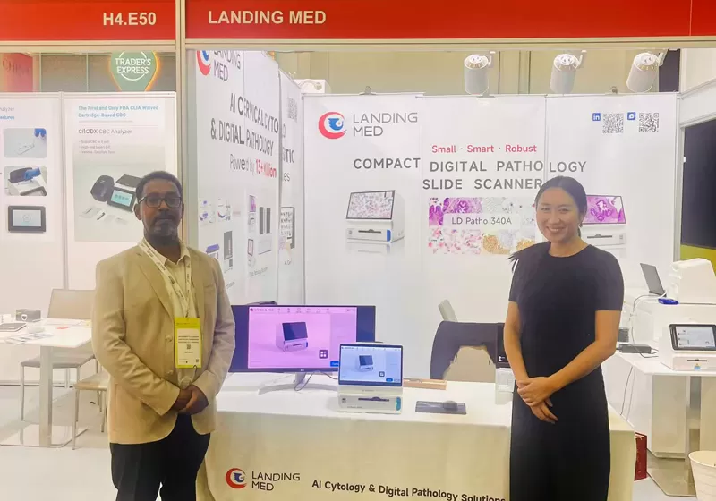 Landing Med Showcases AI Cervical Cytology Innovation and Compact Digital Pathology Solutions at WHX Labs Dubai 2026